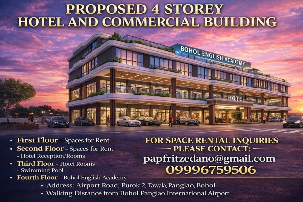 Commercial Spaces For Lease in Panglao, Bohol - rental in Panglao